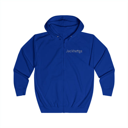 Jackhenge full zip hoodie blue