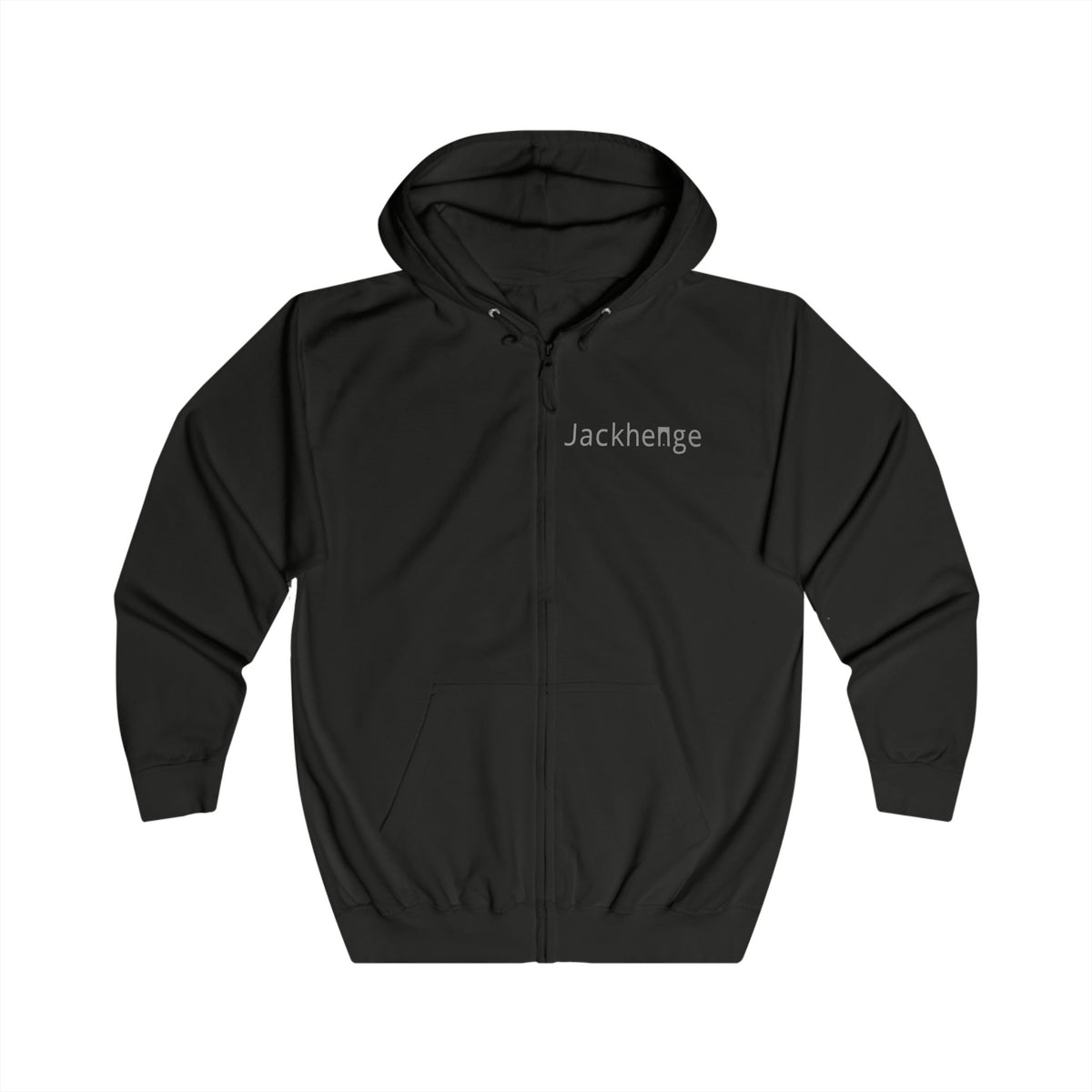 Jackhenge full zip hoodie black 