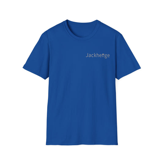 Jackhenge logo t-shirt blue