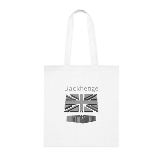 Jackhenge monument tote bag white