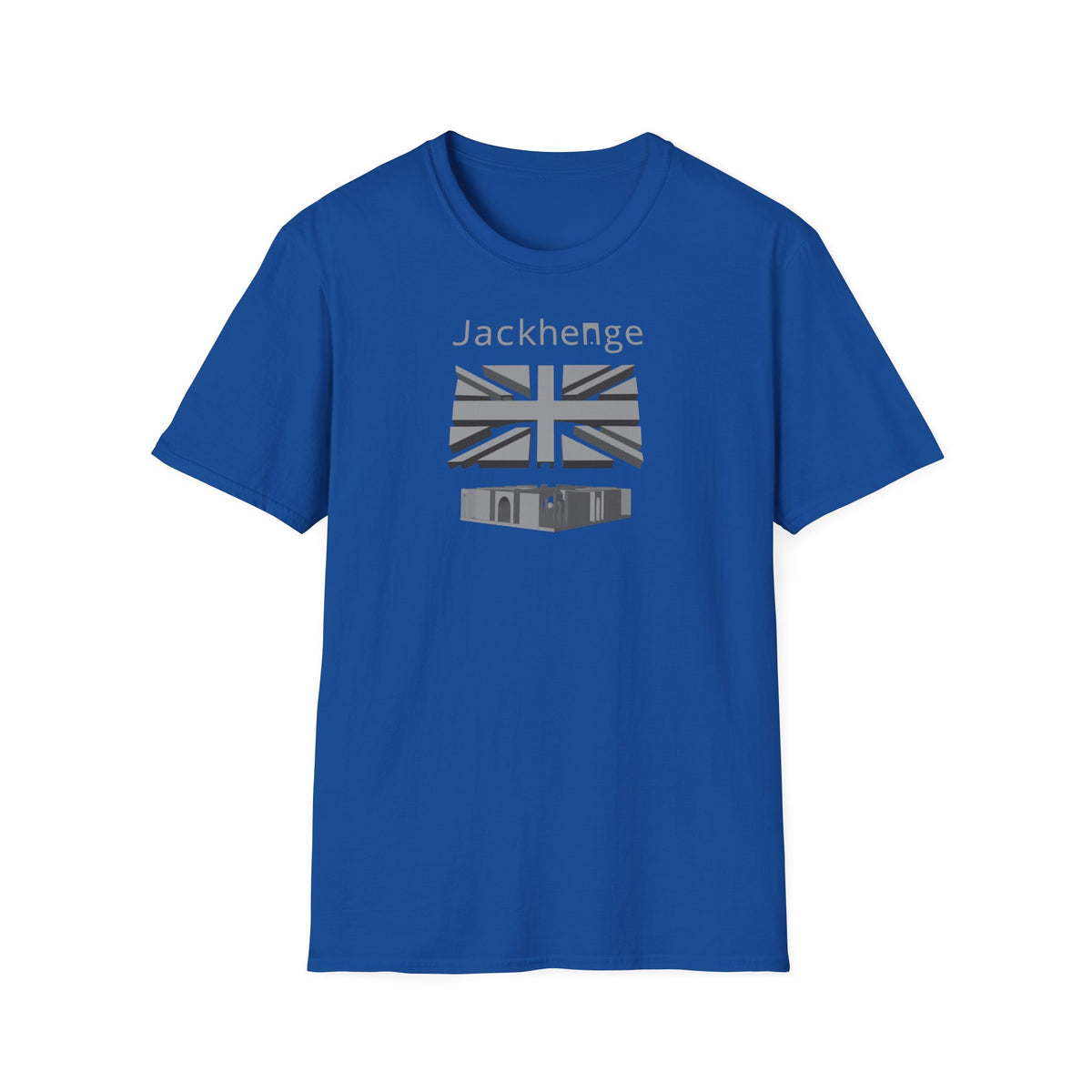 Jackhenge monument t-shirt blue