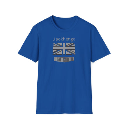 Jackhenge monument t-shirt blue