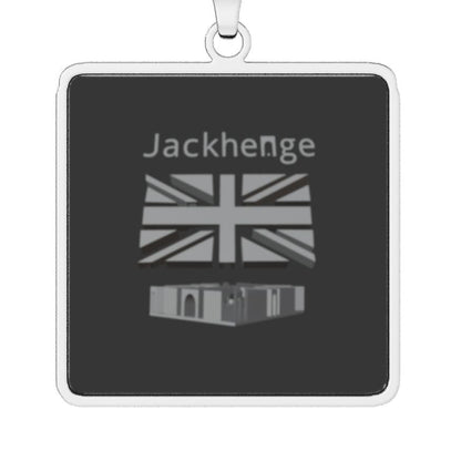 Jackhenge monument pendant necklace close up