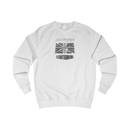 Jackhenge monument sweatshirt white 