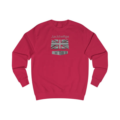 Jackhenge monument sweatshirt red