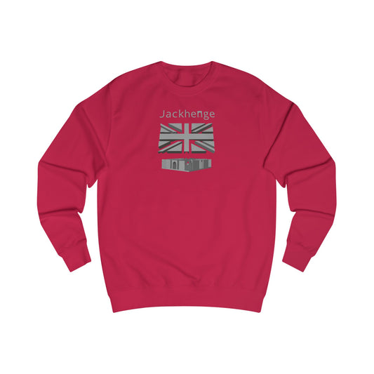 Jackhenge monument sweatshirt red