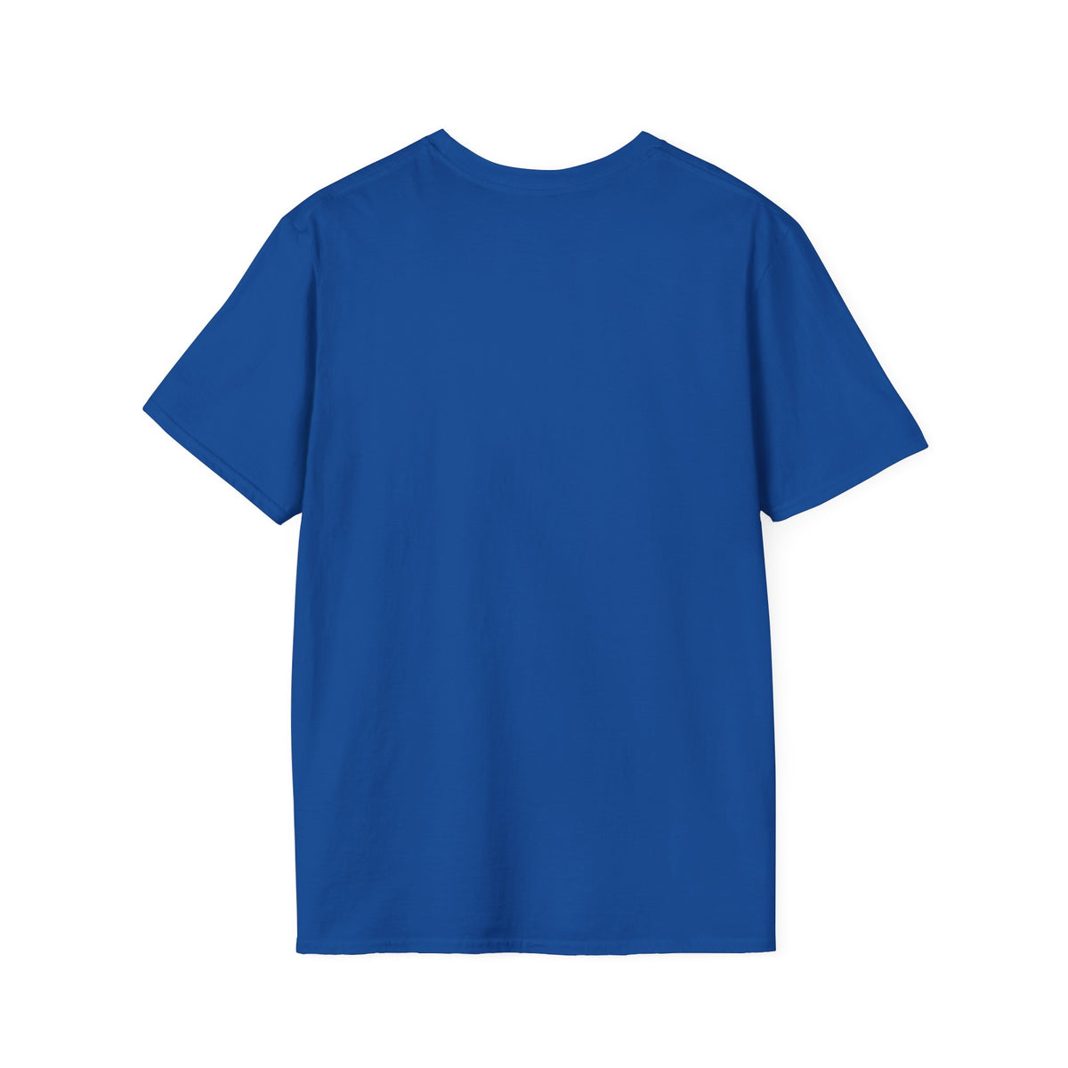 Jackhenge monument t-shirt blue from the back