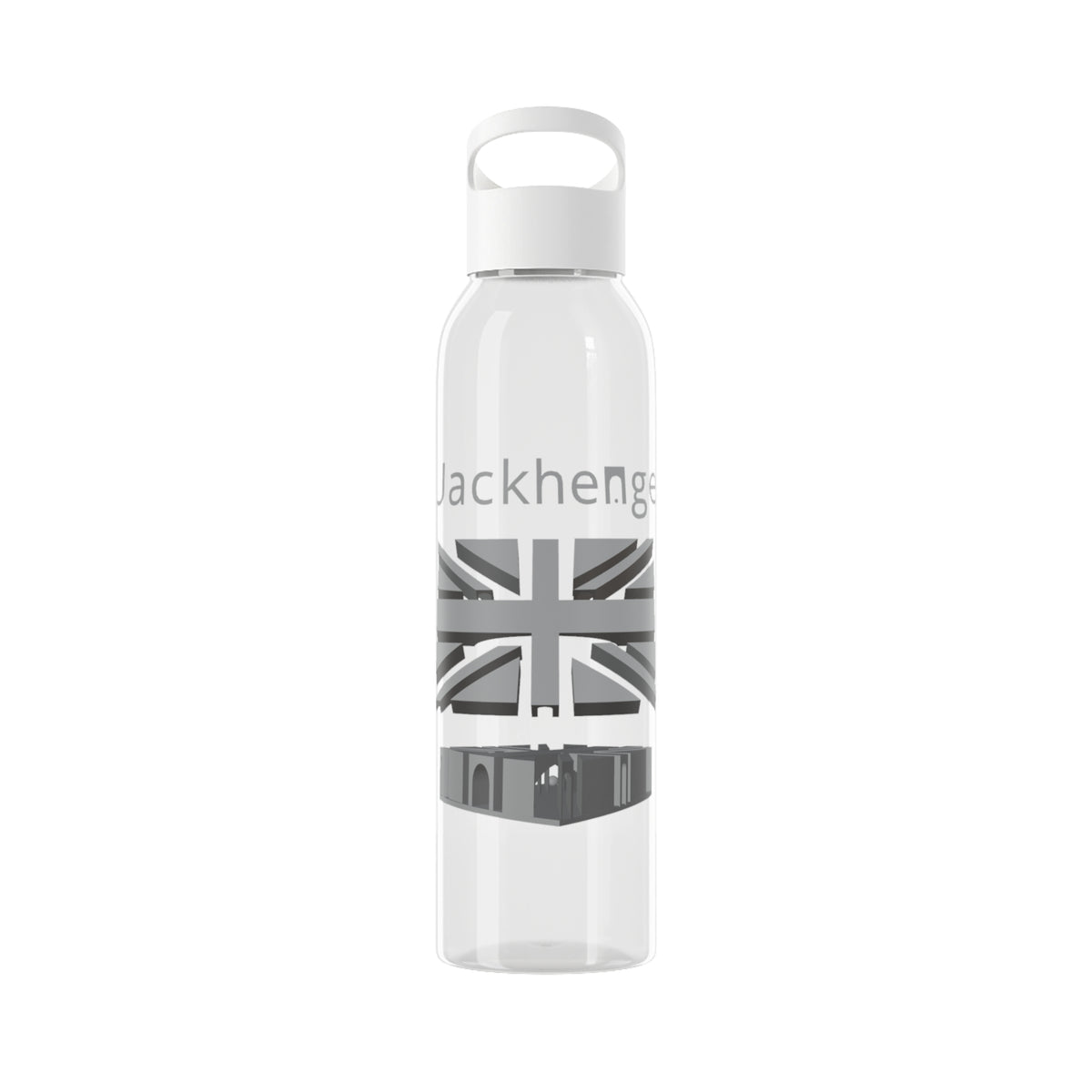Jackhenge water bottle transparent