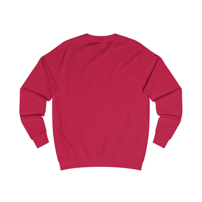 Jackhenge monument sweatshirt red from the back