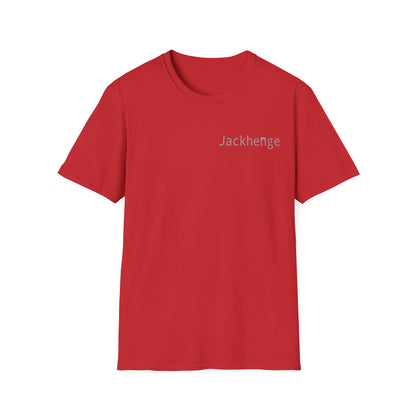 Jackhenge logo t-shirt red