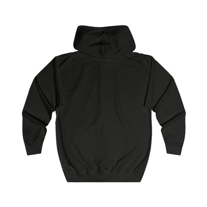 Jackhenge full zip hoodie black from the back